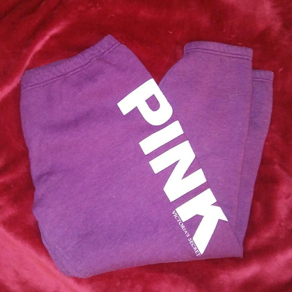 PINK Victoria's Secret S Crop Sweatpants/Jogger